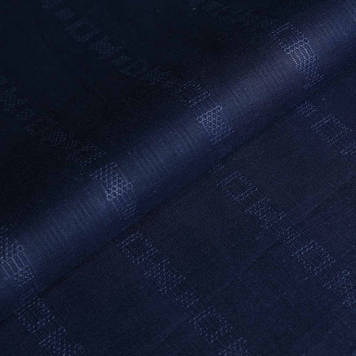 Tarkashi Jacquard D#120 Navy Blue-FBDY0002235 - Meter