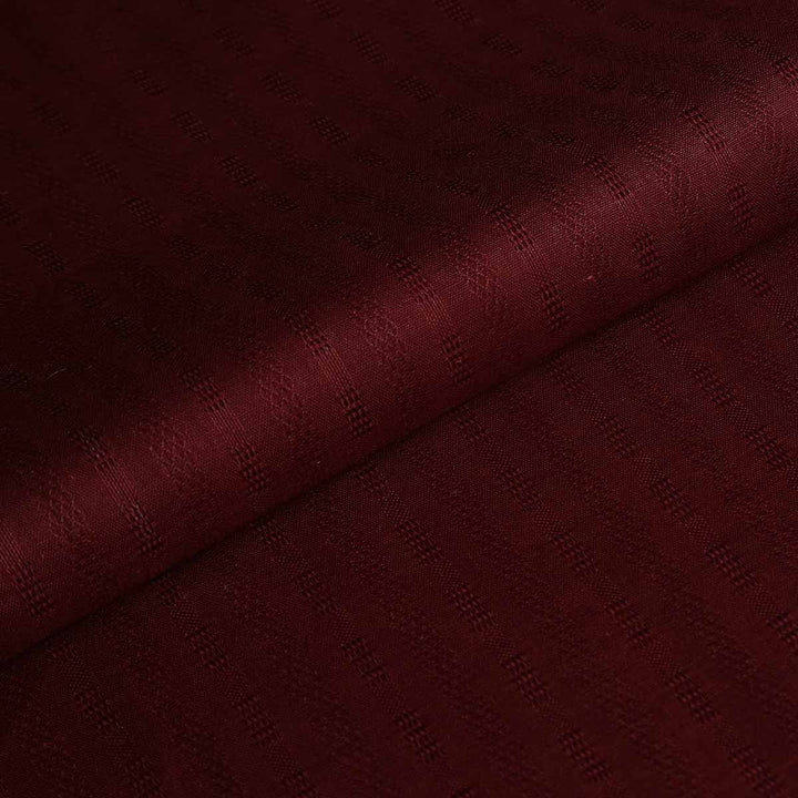 Tarkashi Jacquard D#18 - Maroon SRL-FBDY0001379 - Meter