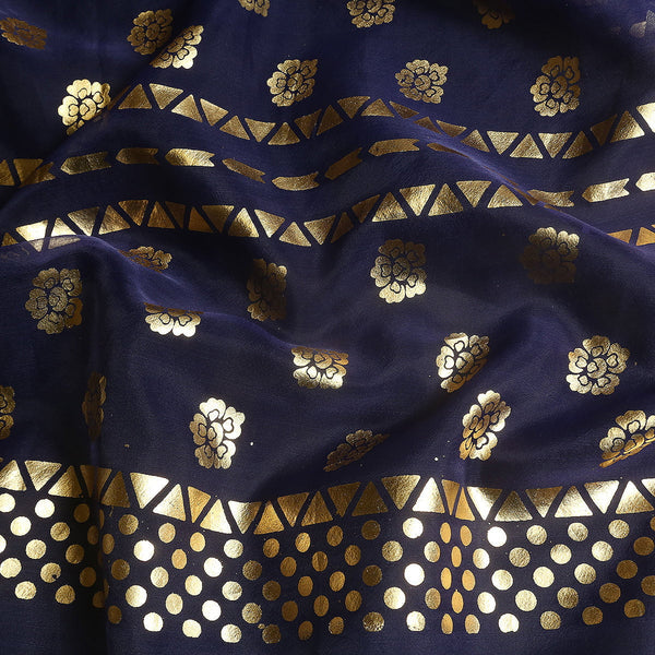 Foil Print Organza-MDPR0000142 - Tasneem Fabrics