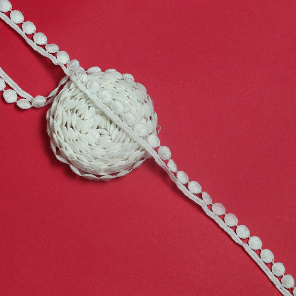 Edging Ball Lace (21554) White -ACMF0000712