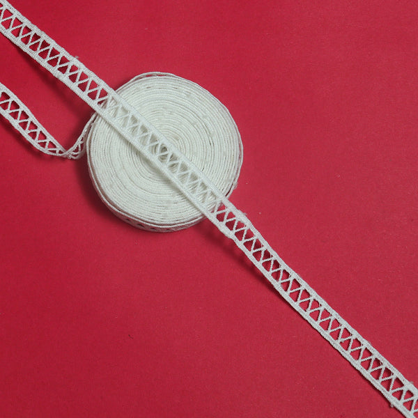 Center Filling Lace (24003) White -ACMF0000729